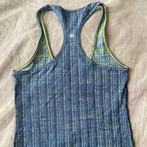 Lululemon multicolored Razorback tank